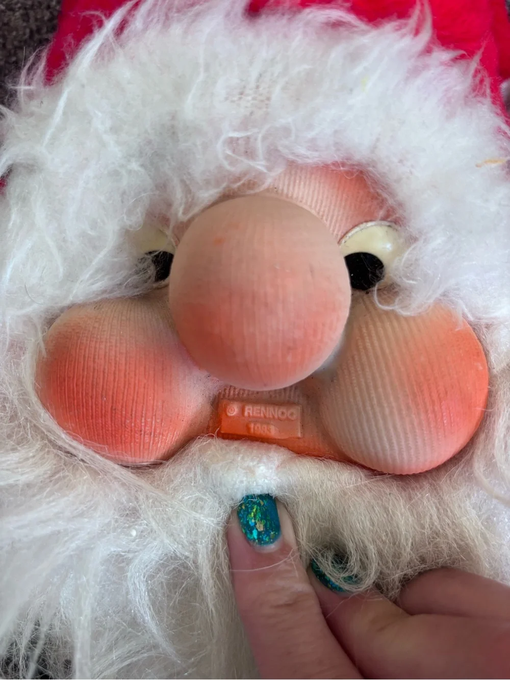 Vintage Rennoc 1983 Santa plush
